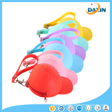 Candy Color Creative Silicone Hat Shape Zipper Wallet